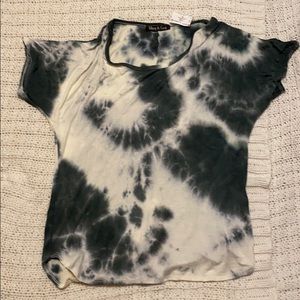 Dark green tie dye color shirt